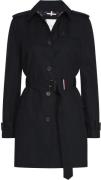 Tommy Hilfiger Heritage Single Breasted Trench Kvinde Blå Trenchcoats ...