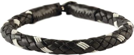 BeChristensen Vildmark Black Men Edition L (20-21cm) - Armbånd Læder h...