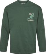 Kangol Harlem M04 Longsleeve T-shirt Mand Dark Green Langærmede T-shir...