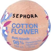 Sephora Collection Bath Bomb Fleur de coton (50 g) - Shower Gel hos Ma...