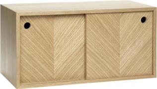 Hübsch Herringbone Shelf Natural Natur Str 40x20xh20cm - Hylder hos Ma...