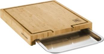 Zwilling Skærebræt Med Bakke 39x30 Bambus Brun Str 4,8x30,5x39,5 cm - ...