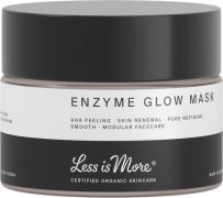 Less Is More Organic Enzyme Glow Mask 50 ml. 50 ml - Ansigtsmaske hos ...