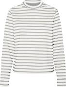 Vero Moda Vmmathilde LS Tshirt D2 Kvinde Snow White/w. Lgm Stripes Lan...