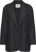 ONLY Onlcory LS DNM Blazer GUA Kvinde Washed Black Blazere Str L - Pol...