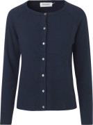 Rosemunde Cashmere Cardigan ls Kvinde Dark Navy Melange Cardigans Str ...