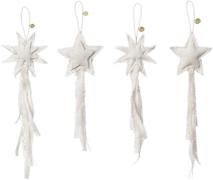 ferm LIVING Vela Star Ornaments Set of 4 - Na Natural Str ACCESSORIES ...