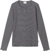 Mads Nørgaard - Copenhagen 2x2 Cotton Stripe Tala Tee LS Str 4 år - Bl...