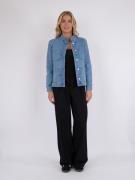 Neo Noir Bryant Denim Jacket Kvinde Smoke Blue Denimjakker Str 40 Deni...