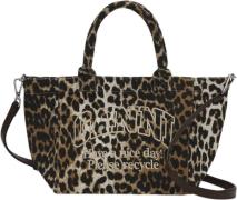 Ganni Small Easy Shopper Print ONE SIZE - Shoppere hos Magasin