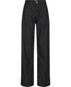 Baum und Pferdgarten Nini Kvinde Black Pinstripe Denim Bukser Str 40 -...