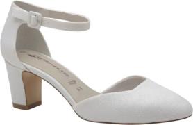 Tamaris 124432-41 Kvinde White Glam Pumps & Stiletter Str 40 - hos Mag...