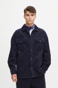 Casual Friday Cfaugusto 0090 Corduroy Overshirt Mand Dark Navy Overshi...