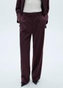 MANGO Trousers. - Grape Kvinde 77 Bukser Med Lige Ben Str 40 - hos Mag...