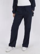 Neo Noir Sonar Linen Pants Kvinde Navy Bukser Med Brede Ben Str 40 - h...