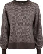 Stenströms Iberia Knit Sweater Kvinde Brown Sweaters Str L - hos Magas...