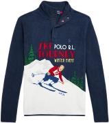 Polo Ralph Lauren Magic Poly Fleecels Mockneck-kn-sw Str L - Rl Navy M...