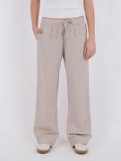 Neo Noir Sonar Mini Stripe Pants Kvinde Sand/strib Bukser Med Brede Be...