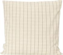 Studio Feder Sienna Pude Winter White Check Str 50x50 CM - Sengetøj ho...