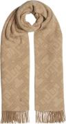 Tommy Hilfiger TH Monogram Wool Scarf ONE SIZE - Halstørklæder hos Mag...