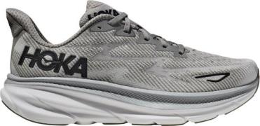 HOKA Clifton 9 Mand Harbor Mist / Black Sneakers Str 46 - hos Magasin