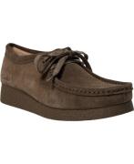 Clarks Wallabeeevosh Mand Olive Suede Sejlersko Str 40 - hos Magasin