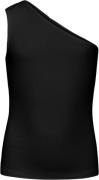 Grunt Gundhil Rib Top Str XS/8Y - Black Toppe hos Magasin