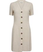 Rosemunde Linen Dress Kvinde Hvid Korte Kjoler Str 40 - hos Magasin