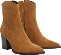 MANGO Heel Suede Ankle Boot Kvinde 31 Støvletter Str 41 - hos Magasin