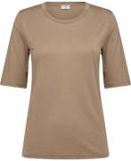 Filippa K Elena Tee Kvinde Sandstone Langærmede Bluser Str XS - hos Ma...