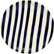 Familianna Stripe Dinner Plate Classic Royal Blue Stripes Str D: 26 cm...