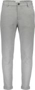 Lindbergh Cropped Bukser m. Stretch Mand Lt. Grey Habitbukser Str M - ...