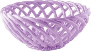 OCTAEVO Ceramic Basket Sicilia Large Lilac Lilac Str 24 x 24 x 10 - Fi...