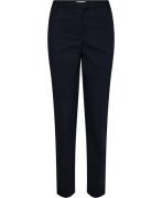 MANGO Cropped Slimfit Trousers Kvinde Navy Bukser Med Smalle Ben Str 4...