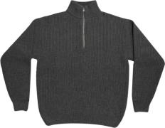 Colorful Standard Merino Quarter Zip Kvinde Lava Grey Sweaters Str XL ...