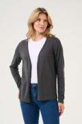 Kaffe Kafenia Astrid Cardigan Kvinde Black Oyster Cardigans Str L - ho...