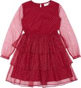 The New Tnminna L_S Dress Str 110-116 cm/5-6 år - Rio Red Kjoler hos M...