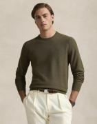 Polo Ralph Lauren 32/2 Cottonlsl-plo Mand Cargo Olive Hthr Sweaters St...