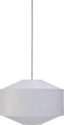 New Works Kite Pendant 2W, White, Ø65, Euuk-au White Tyvek Str L: 650m...