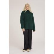 A-VIEW Orchid Knit Kvinde Dark Green Sweaters Str XS - hos Magasin