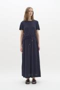 InWear Ellieiw Skirt Kvinde Marine Blue Maxi Nederdele Loose Fit Str 4...