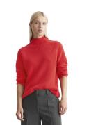 Marc O’Polo Cotton Pullover Kvinde Poppy Red Sweaters Str L - hos Maga...