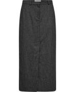 Ba&sh Abiss Skirt Kvinde Anthracite Maxi Nederdele Str L - hos Magasin