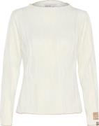 Karen by Simonsen Kbsxdannerkb LS Tee Kvinde Egret/pastel Ros Tan Lang...