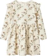 Lil' Atelier Nmfgavo ENO LS Dress LIL Str 92 - Turtledove/flower Toppe...