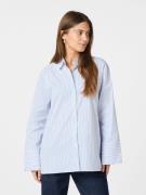 Neo Noir Dita Mini Stripe Shirt Kvinde Light Blue Langærmede Bluser St...