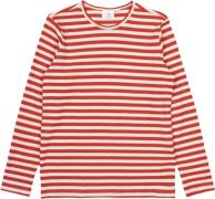 The New Tnmoore Uni L_S Rib Tee Str 110-116 cm/5-6 år - Poppy Red Stri...