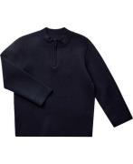 Magasin Elon 2S Junior Halfzip Knit Str 4 Navy Blazer Bluser Viskose