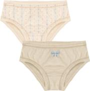 Konges Sløjd Basic 2 Pack Girl Underpants Gots Str 4Y Piger - M00119 U...