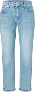 MAC Jeans Straight Kvinde Coal Blue Random Wash Straight Jeans Str W34...